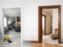 PPGI door frames vs wooden door frames comparison in modern home by Manvik Door Frames