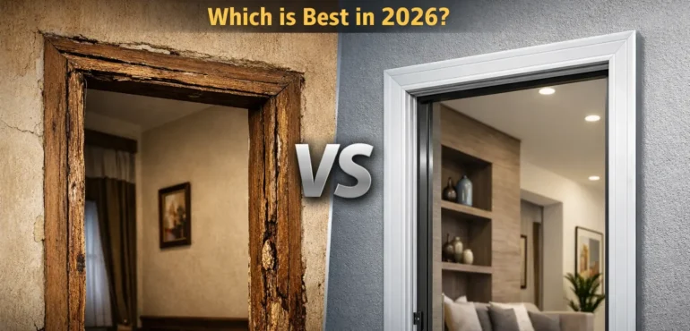 ppgi door frame vs wooden door frame
