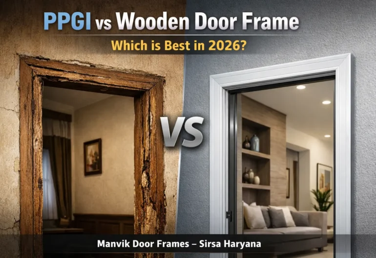 ppgi door frame vs wooden door frame
