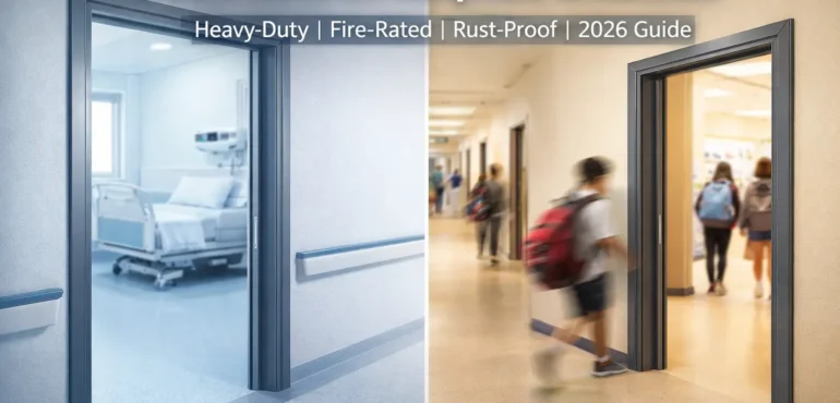 door frame for hospitals and schools