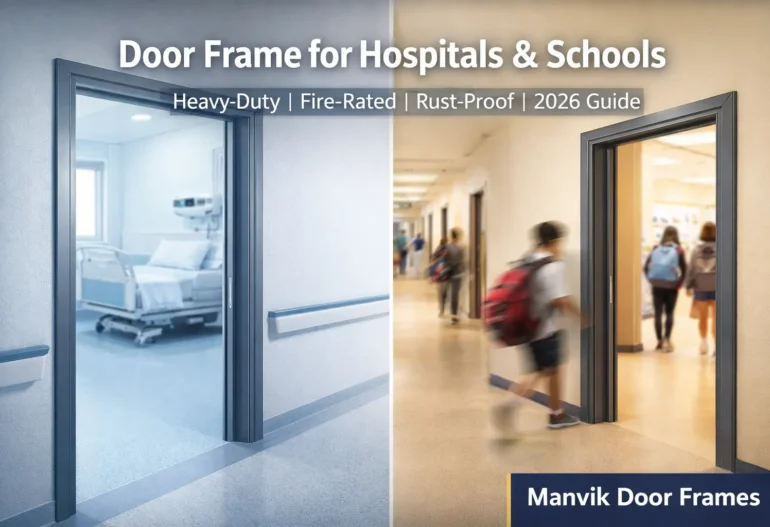 door frame for hospitals and schools