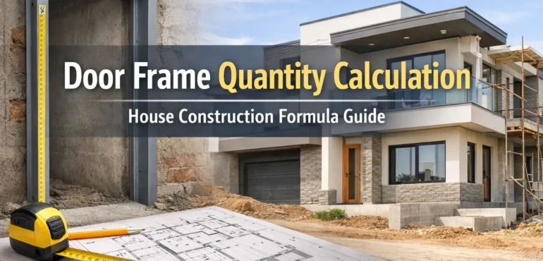 door frame quantity calculation guide for house construction in India
