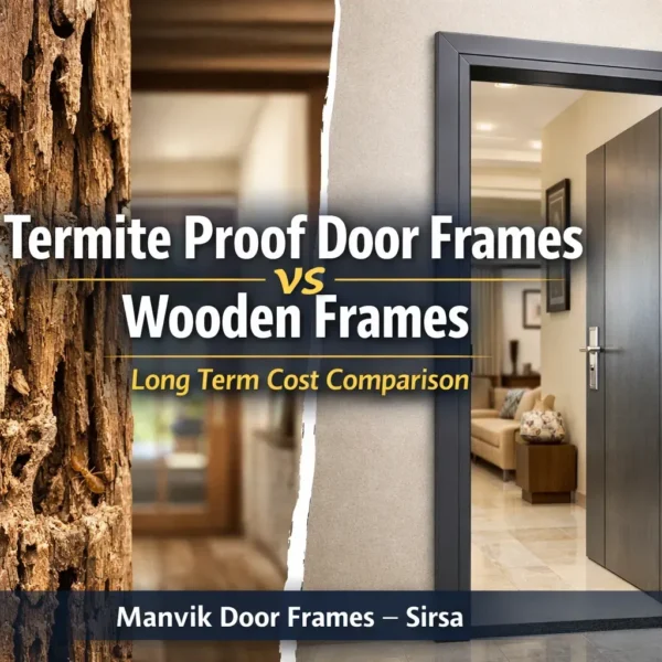termite proof door frames vs wooden door frames cost comparison in India