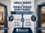 Single Rebate vs Double Rebate Door Frames