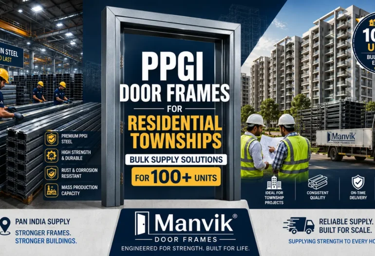 PPGI Door Frames for Residential Townships