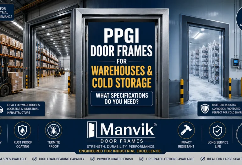 PPGI Door Frames for Warehouses & Cold Storage