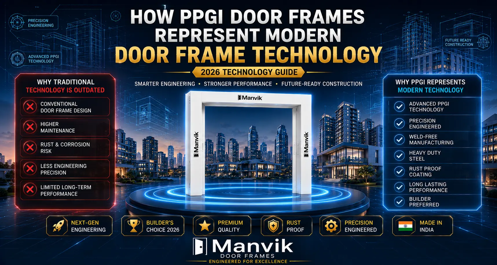 How PPGI Door Frames Represent Modern Door Frame Technology