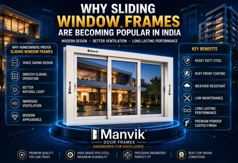 Why Sliding Window Frames Are Becoming Popular in India