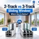 2-Track vs 3-Track Sliding Window 2 Track vs 3 Track Sliding Window